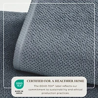 Linery Cotton Quick-Dry Textured 6-pc. Quick Dry Bath Towel Set