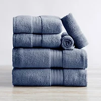 Linery Cotton Everyday 6-pc. Quick Dry Bath Towel Set