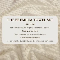 Linery Solid Cotton Textured Bath Sheet