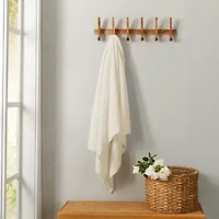Linery Solid Cotton Textured Bath Sheet