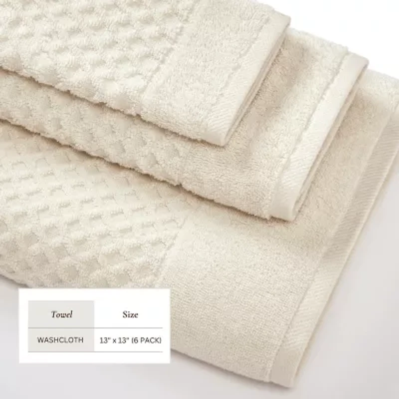 Linery Solid Cotton Textured Bath Sheet