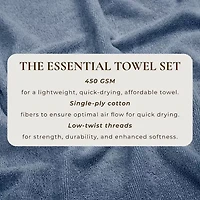 Linery Cotton Everyday 4-pc. Quick Dry Bath Towel