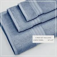 Linery Cotton Everyday 4-pc. Quick Dry Bath Towel
