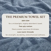 Linery Linery Cotton Quick-Dry Textured 4-pc. Quick Dry Bath Towel