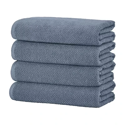 Linery Linery Cotton Quick-Dry Textured 4-pc. Quick Dry Bath Towel
