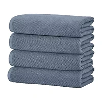 Linery Linery Cotton Quick-Dry Textured 4-pc. Quick Dry Bath Towel