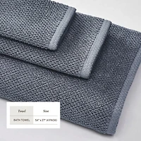 Linery Linery Cotton Quick-Dry Textured 4-pc. Quick Dry Bath Towel