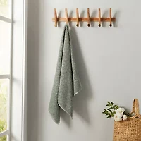 Linery Cotton Quick-Dry Textured Bath Towels 4-pc. Quick Dry Diamond Bath Towel