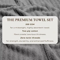 Linery Luxurious Cotton 4-pc. Quick Dry Bath Towel