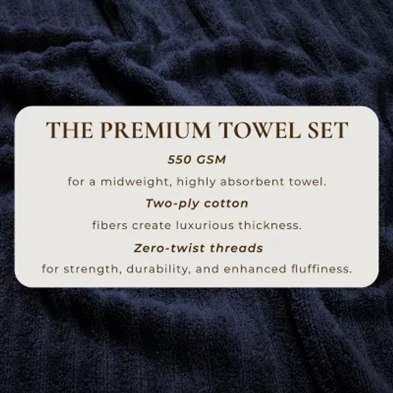 Linery Luxurious Cotton 6-pc. Hand Towel