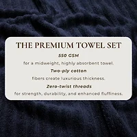 Linery Luxurious Cotton 6-pc. Hand Towel