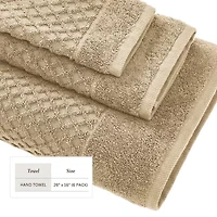 Linery Cotton Quick-Dry Textured 6-pc. Hand Towel