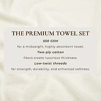 Linery Cotton Quick- Dry Textured 6-pc. Hand Towel