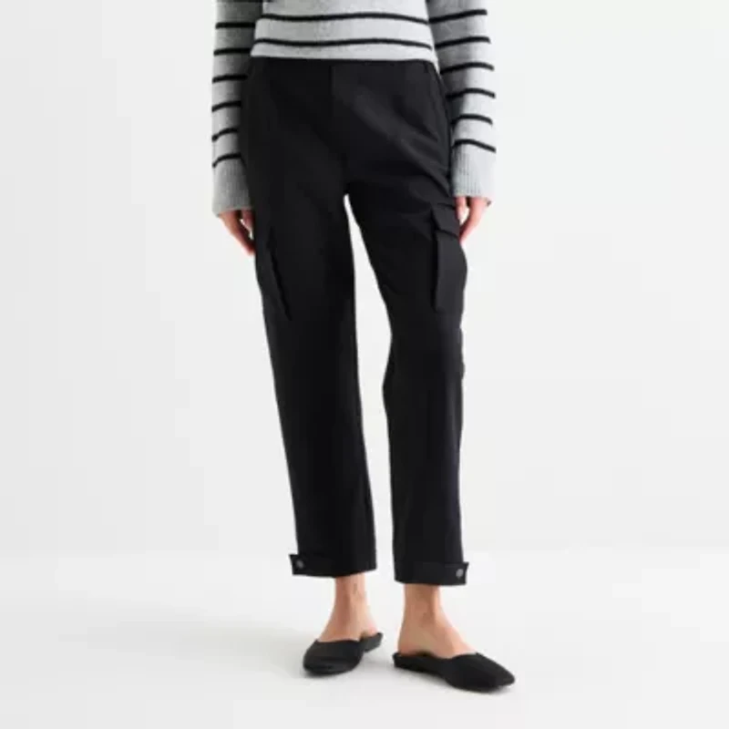 Stylus Womens Cuffed Cargo Pant