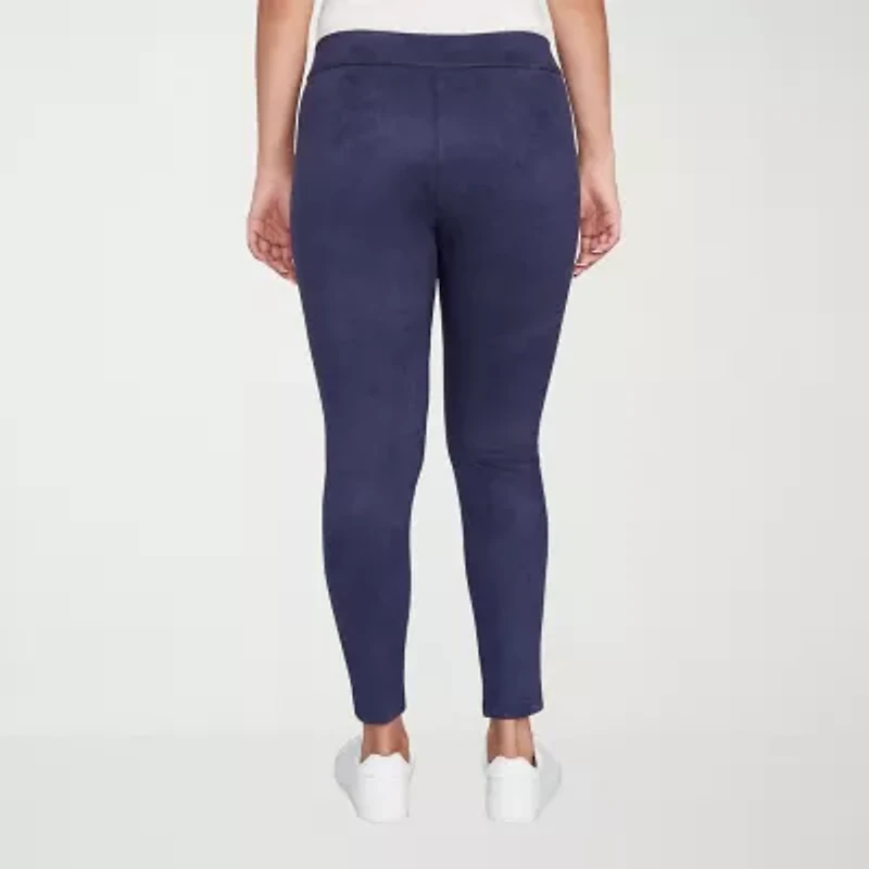 Hearts Of Palm Womens Skinny Mid Rise Pull-On Pant