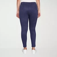 Hearts Of Palm Womens Skinny Mid Rise Pull-On Pant