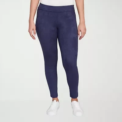 Hearts Of Palm Womens Skinny Mid Rise Pull-On Pant
