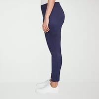 Hearts Of Palm Womens Skinny Mid Rise Pull-On Pant