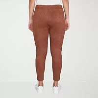Hearts Of Palm Womens Skinny Mid Rise Pull-On Pant
