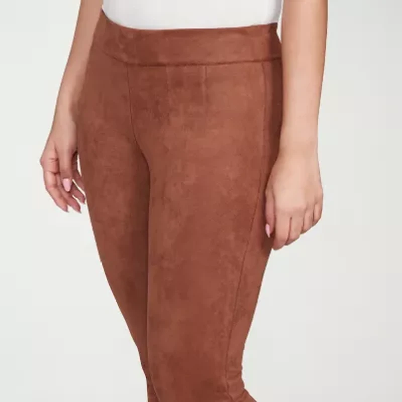 Hearts Of Palm Womens Skinny Mid Rise Pull-On Pant