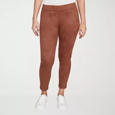 Hearts Of Palm Womens Skinny Mid Rise Pull-On Pant