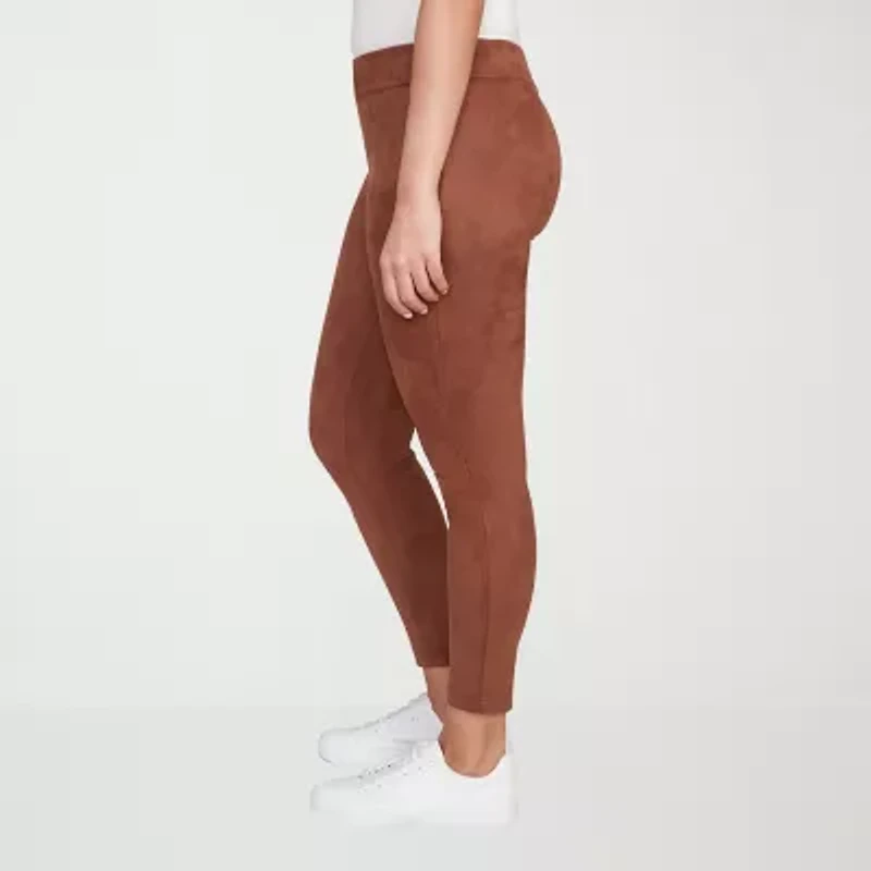 Hearts Of Palm Womens Skinny Mid Rise Pull-On Pant