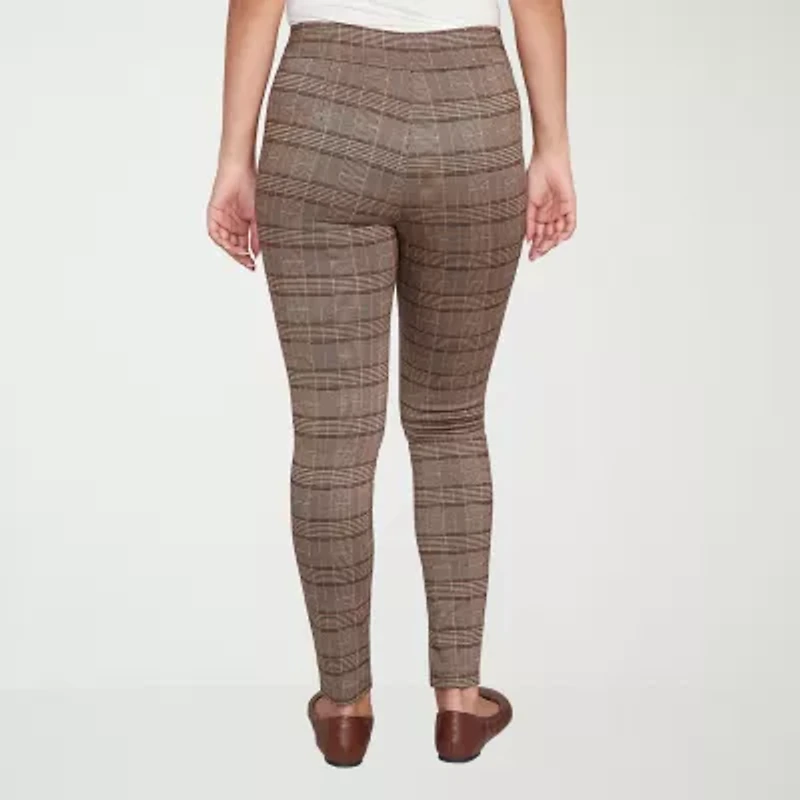 Hearts Of Palm Womens Skinny Mid Rise Pull-On Pant