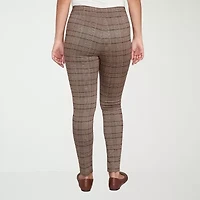 Hearts Of Palm Womens Skinny Mid Rise Pull-On Pant