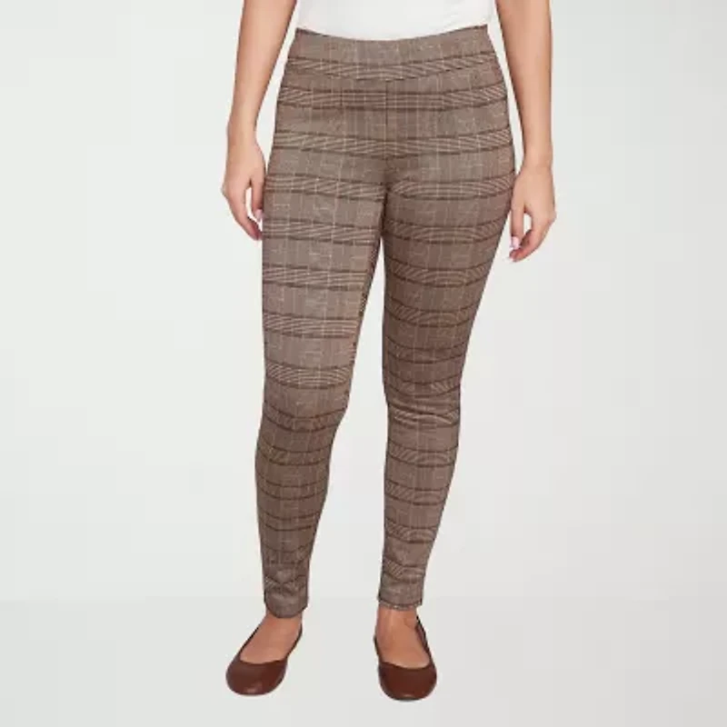 Hearts Of Palm Womens Skinny Mid Rise Pull-On Pant