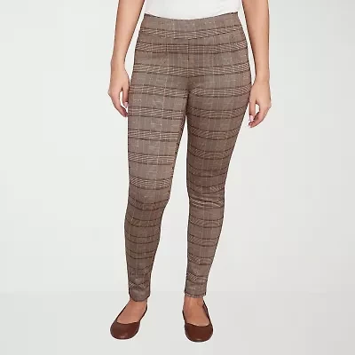 Hearts Of Palm Womens Skinny Mid Rise Pull-On Pant