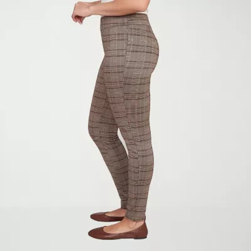 Hearts Of Palm Womens Skinny Mid Rise Pull-On Pant