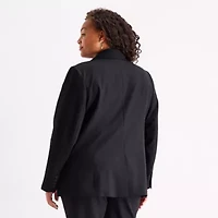 Worthington Womens Regular Fit Plus Blazer