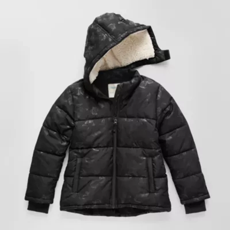 Thereabouts Little & Big Kid Girls Water Resistant Heavyweight Puffer Jacket