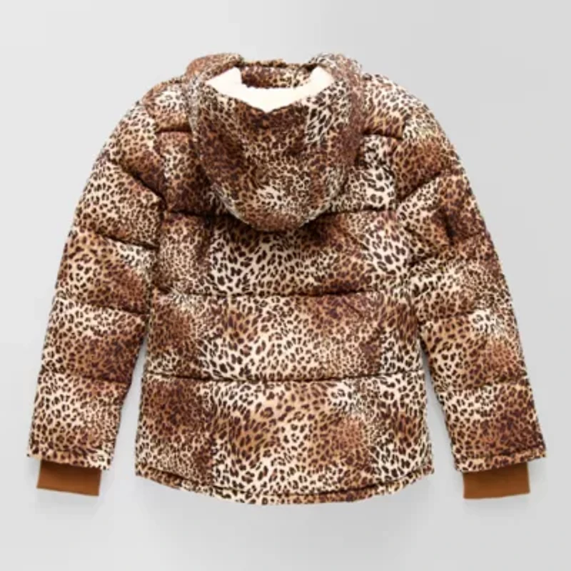 Thereabouts Little & Big Kid Girls Water Resistant Heavyweight Puffer Jacket