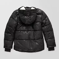 Thereabouts Little & Big Kid Girls Adaptive Water Resistant Easy-on + Easy-off Heavyweight Puffer Jacket