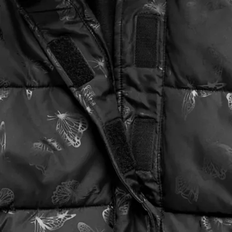 Thereabouts Little & Big Kid Girls Adaptive Water Resistant Easy-on + Easy-off Heavyweight Puffer Jacket