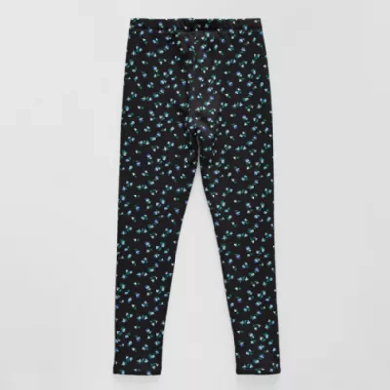 Thereabouts Little & Big Kid Girls Fleece Full Length Leggings
