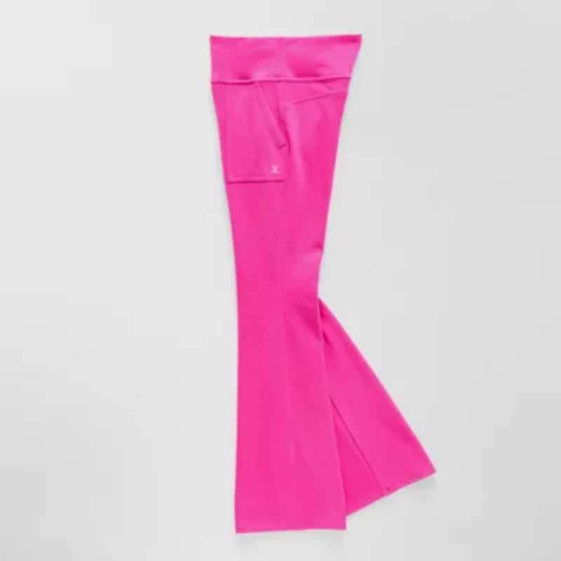 Xersion Little & Big Kid Girls High Rise Flare Regular Fit Pull-On Pant