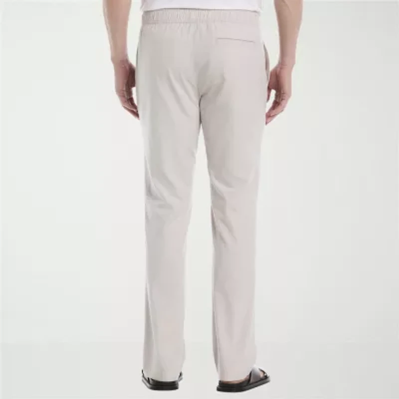 Cubavera Drawstring Mens Regular Fit Flat Front Pant