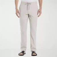Cubavera Drawstring Mens Regular Fit Flat Front Pant