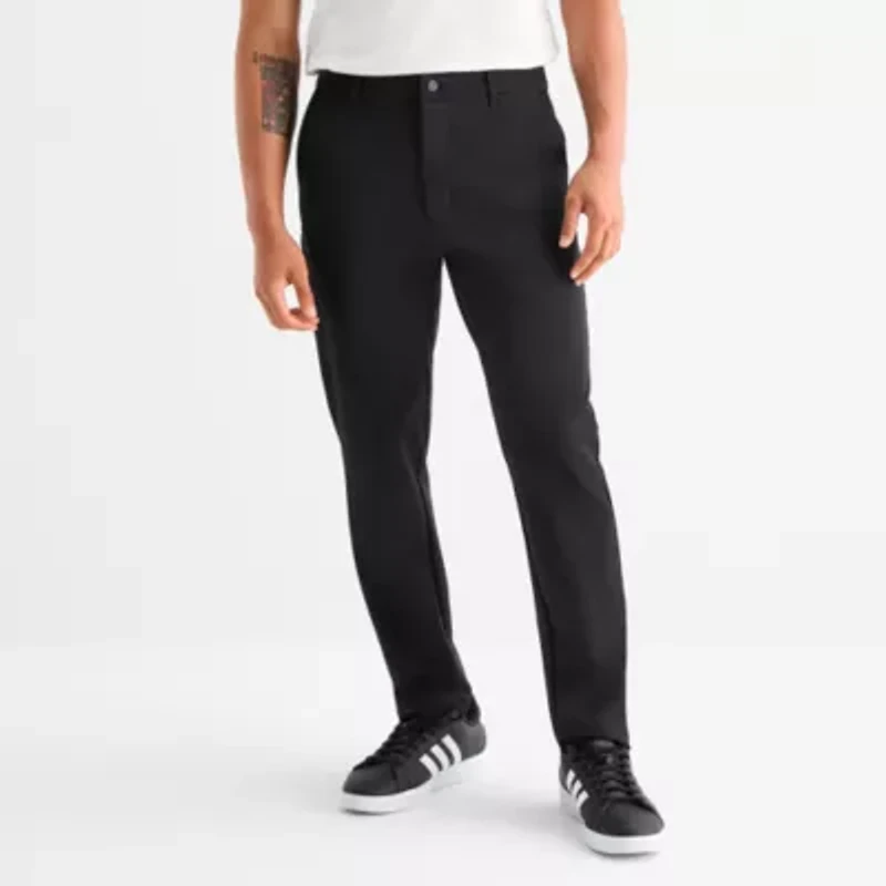 Stylus Mens Slim Fit Flat Front Pant