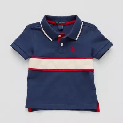U.S. Polo Assn. Toddler Boys Short Sleeve Classic Fit Shirt