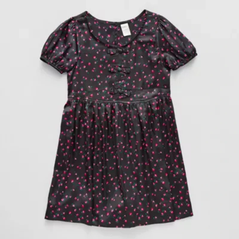Thereabouts Little & Big Kid Girls Short Sleeve A-Line Dress