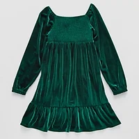 Thereabouts Little & Big Kid Girls Long Sleeve A-Line Dress