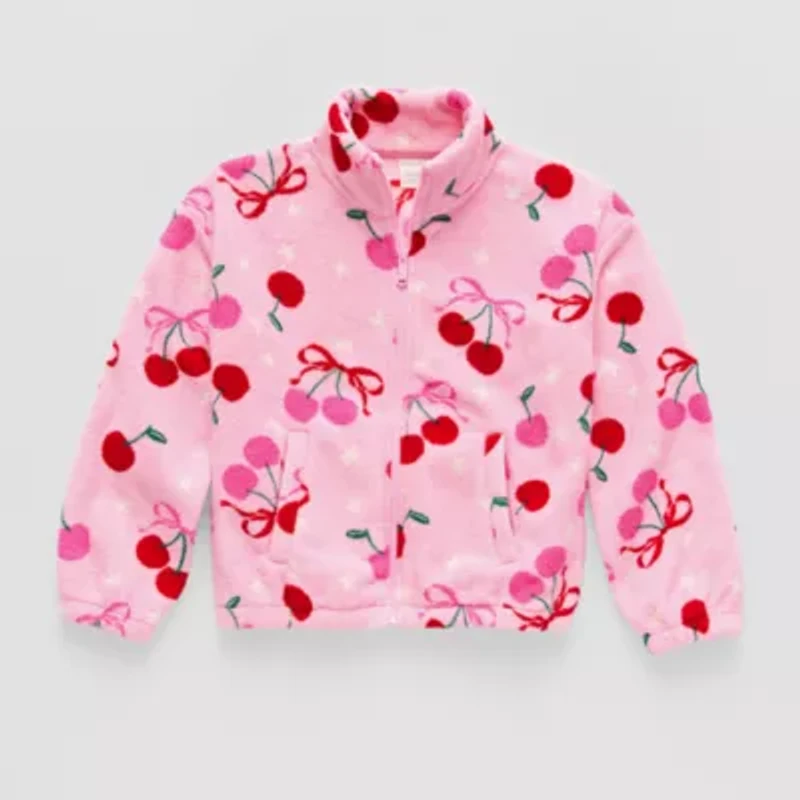 Thereabouts Little & Big Kid Girls Mock Neck Long Sleeve Layered Top