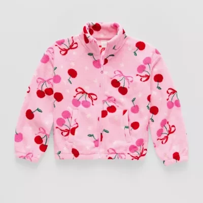 Thereabouts Little & Big Kid Girls Mock Neck Long Sleeve Layered Top