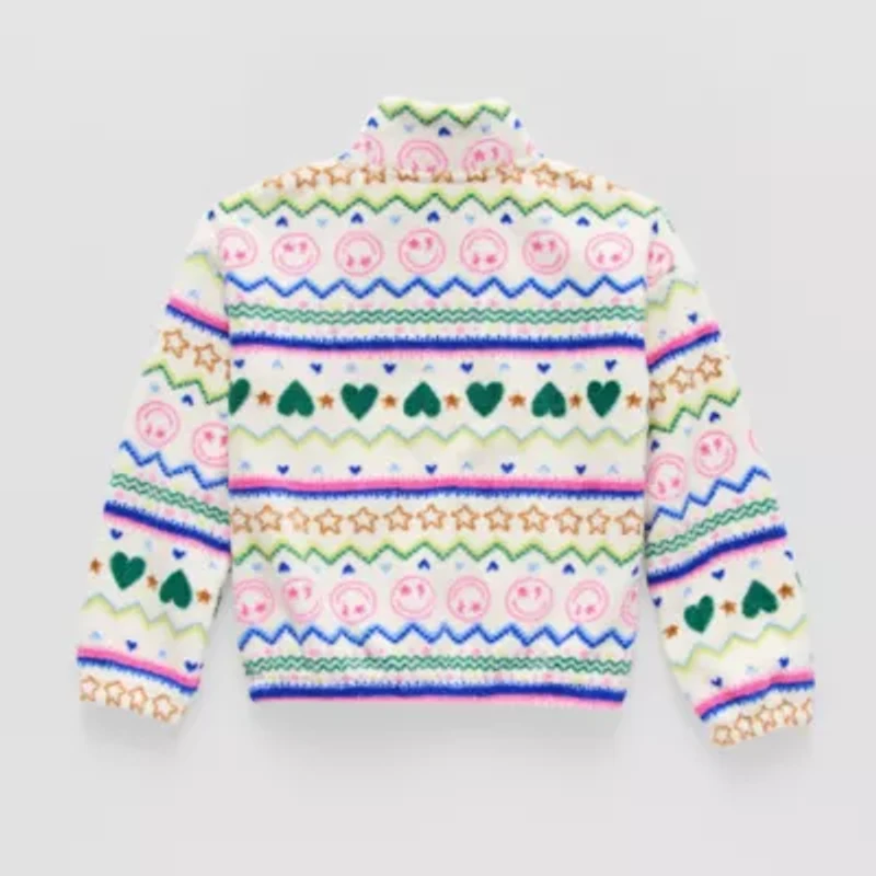 Thereabouts Little & Big Kid Girls Mock Neck Long Sleeve Layered Top