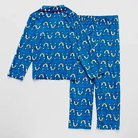 Little & Big Kid Boys Sonic the Hedgehog Crew Neck Long Sleeve 2-pc. Pajama Sets