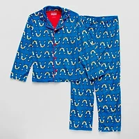 Little & Big Kid Boys Sonic the Hedgehog Crew Neck Long Sleeve 2-pc. Pajama Sets