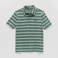 U.S. Polo Assn. Little & Big Kid Boys Short Sleeve Regular Fit Embroidered Shirt
